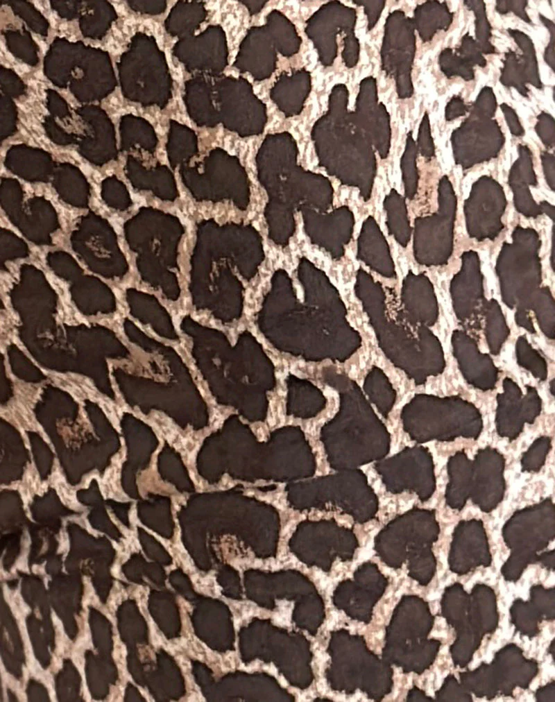 Carillo Vest Top in Rar Leopard Sandstorm mit rotem Saum - Image 7