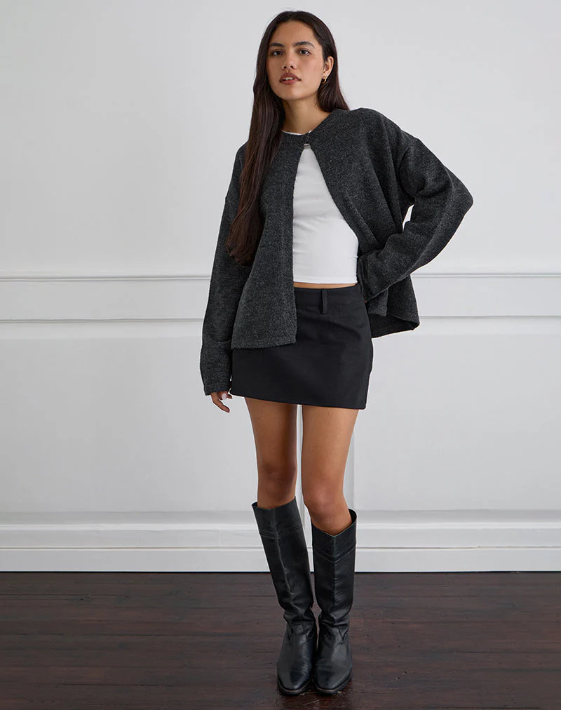 Carlin Minirock aus Twill Schwarz - Image 2