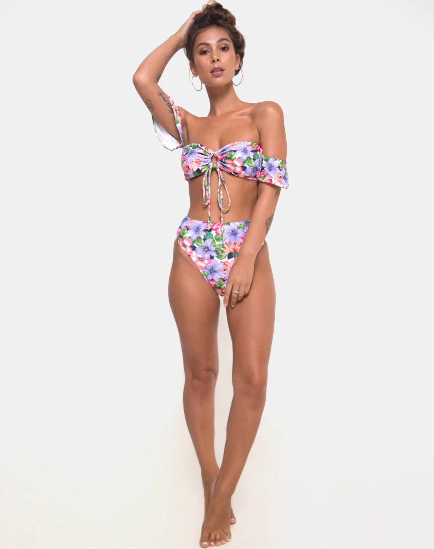 Carmella Bikini-Unterteil in Spring Fling
