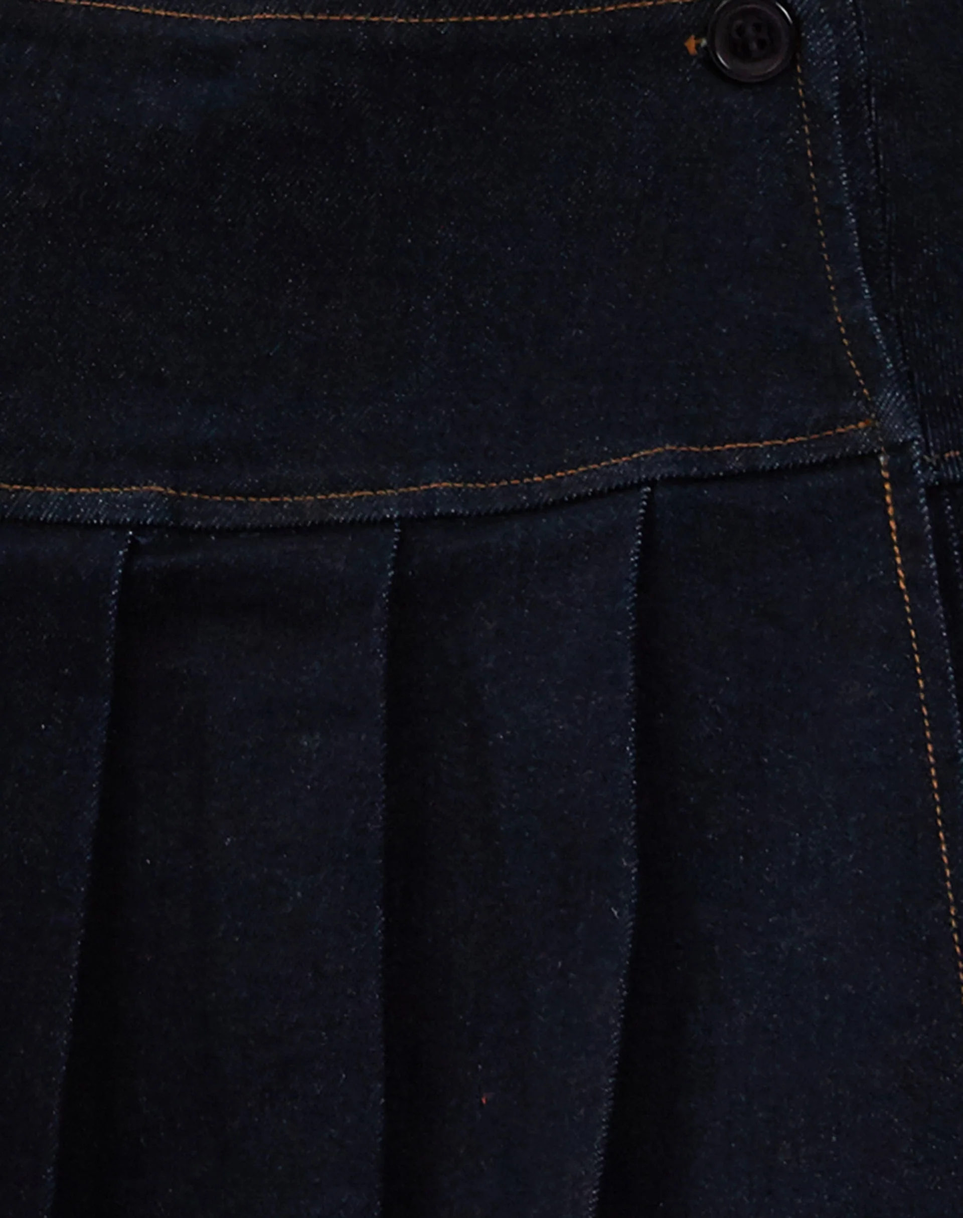 Casini Faltenrock aus blau gewaschenem Denim - Image 8