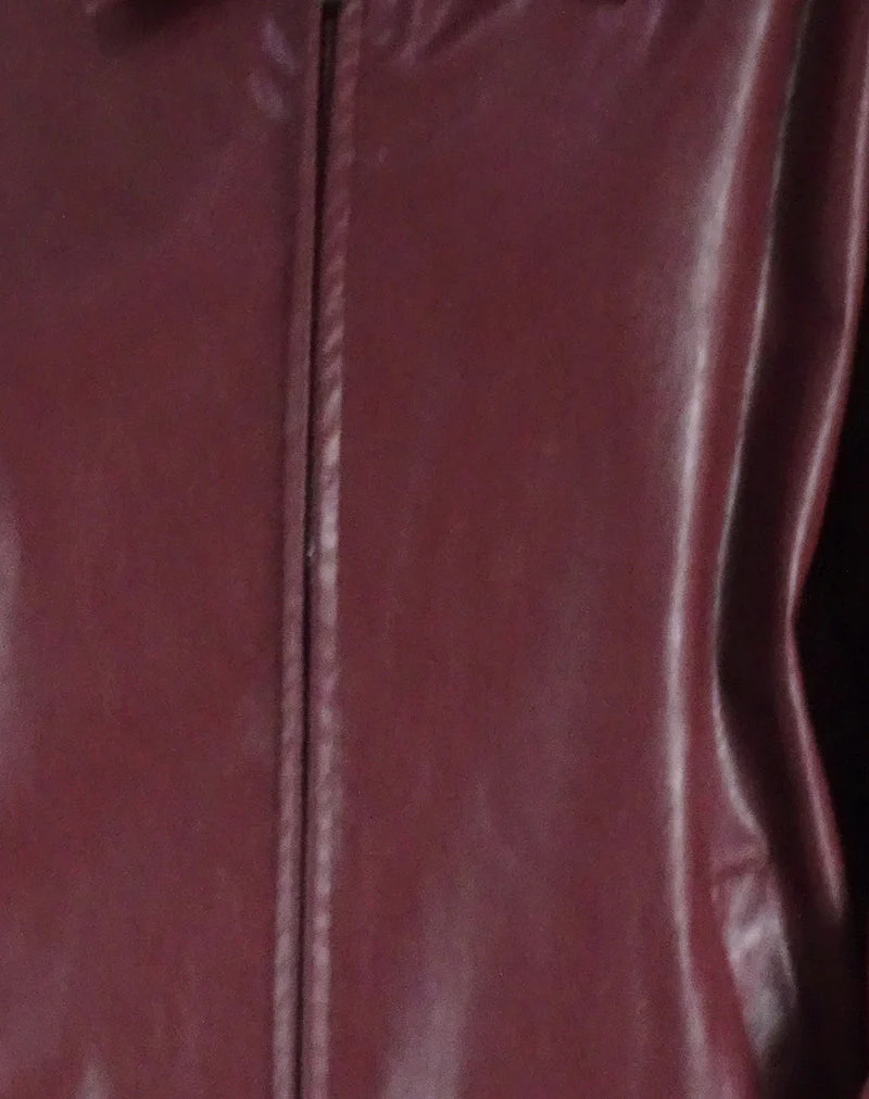 Cavita Jacke in Burgunderrot - Image 6