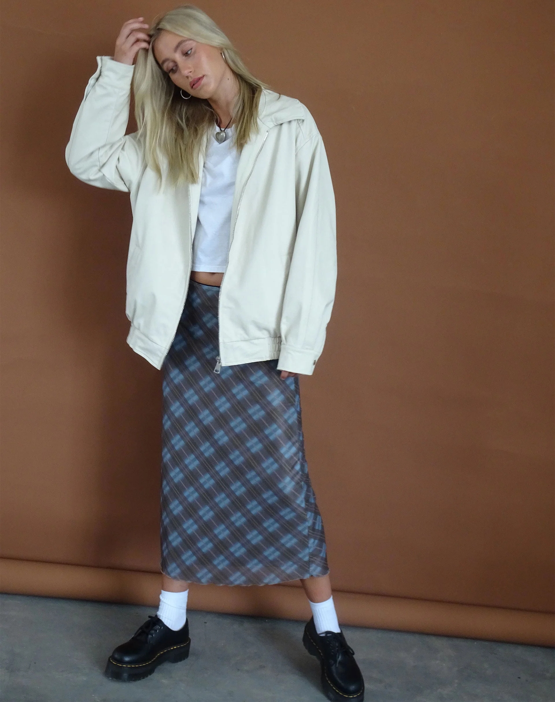 Cavita Jacke in PU Creme
