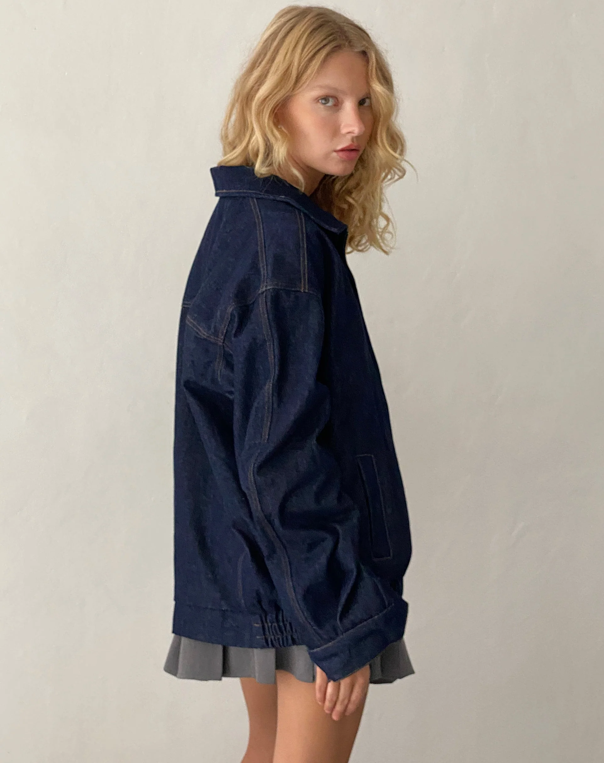 Cavita Jacke aus Indigo Denim - Image 2