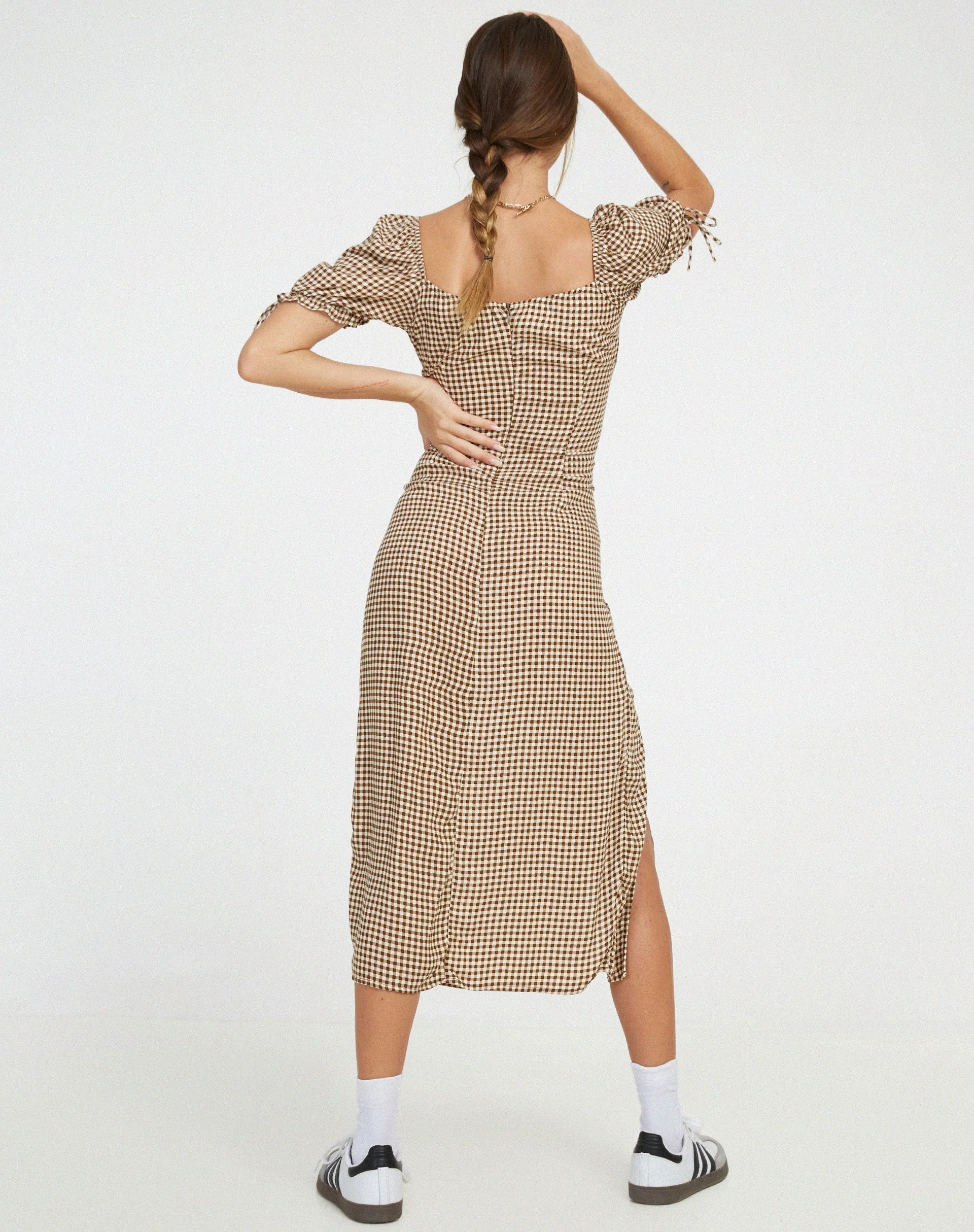Cello-Midikleid aus Mini-Gingham - Image 4