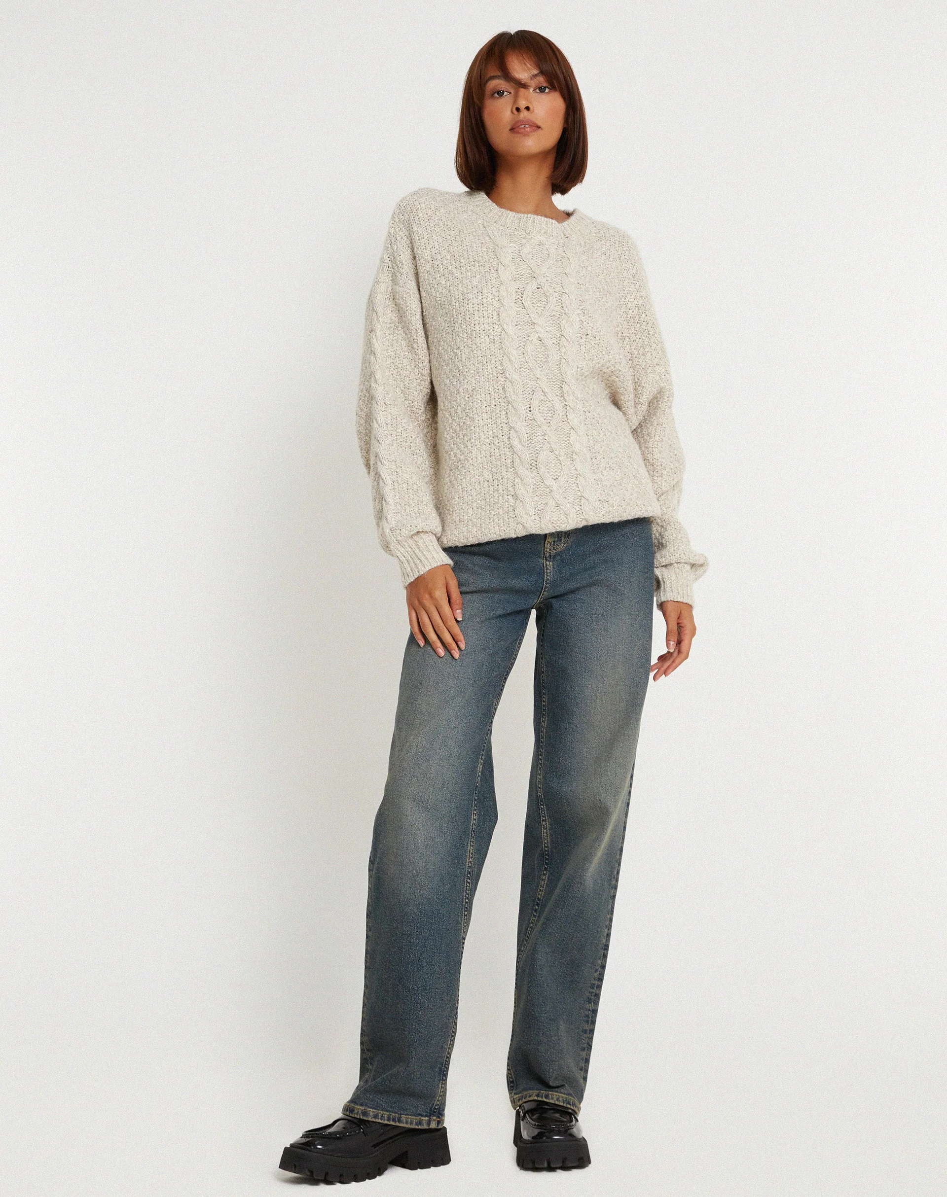 Chalih Pullover in Hafermehl - Image 5