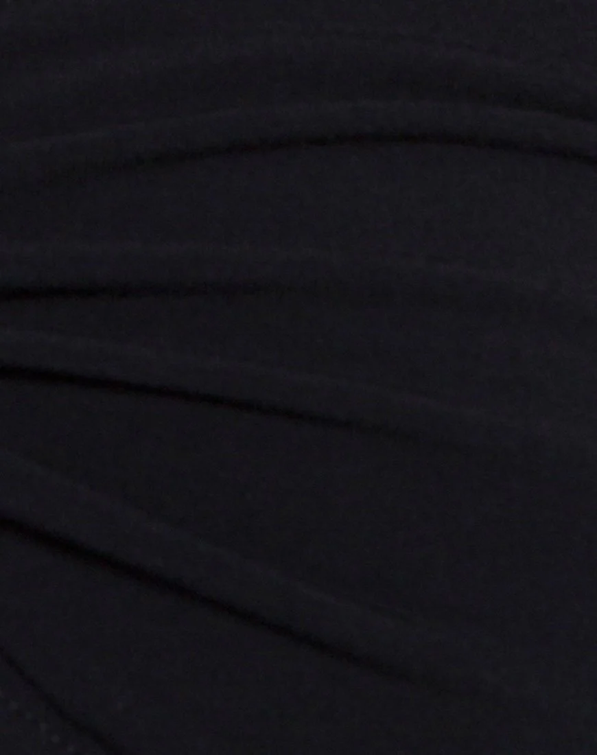 Chateau Crop Top in Schwarz - Image 5