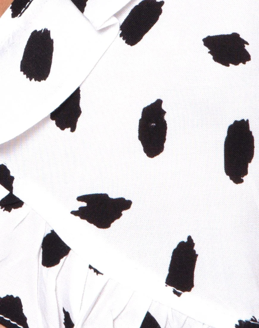 Chisa Top in Diana Dot Weiß - Image 5