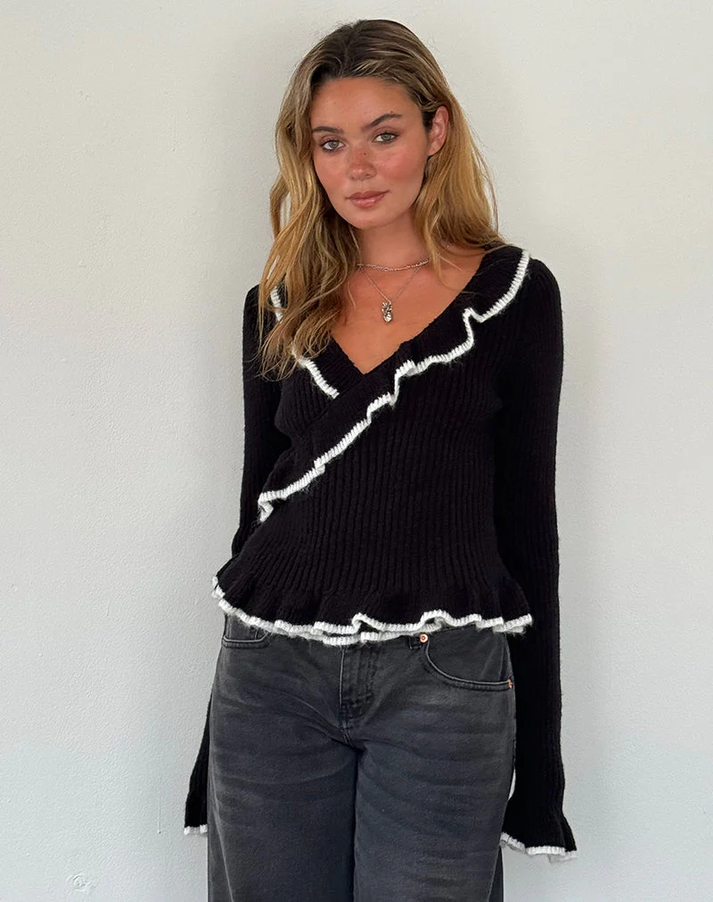 Christella Top in Schwarz - Image 3
