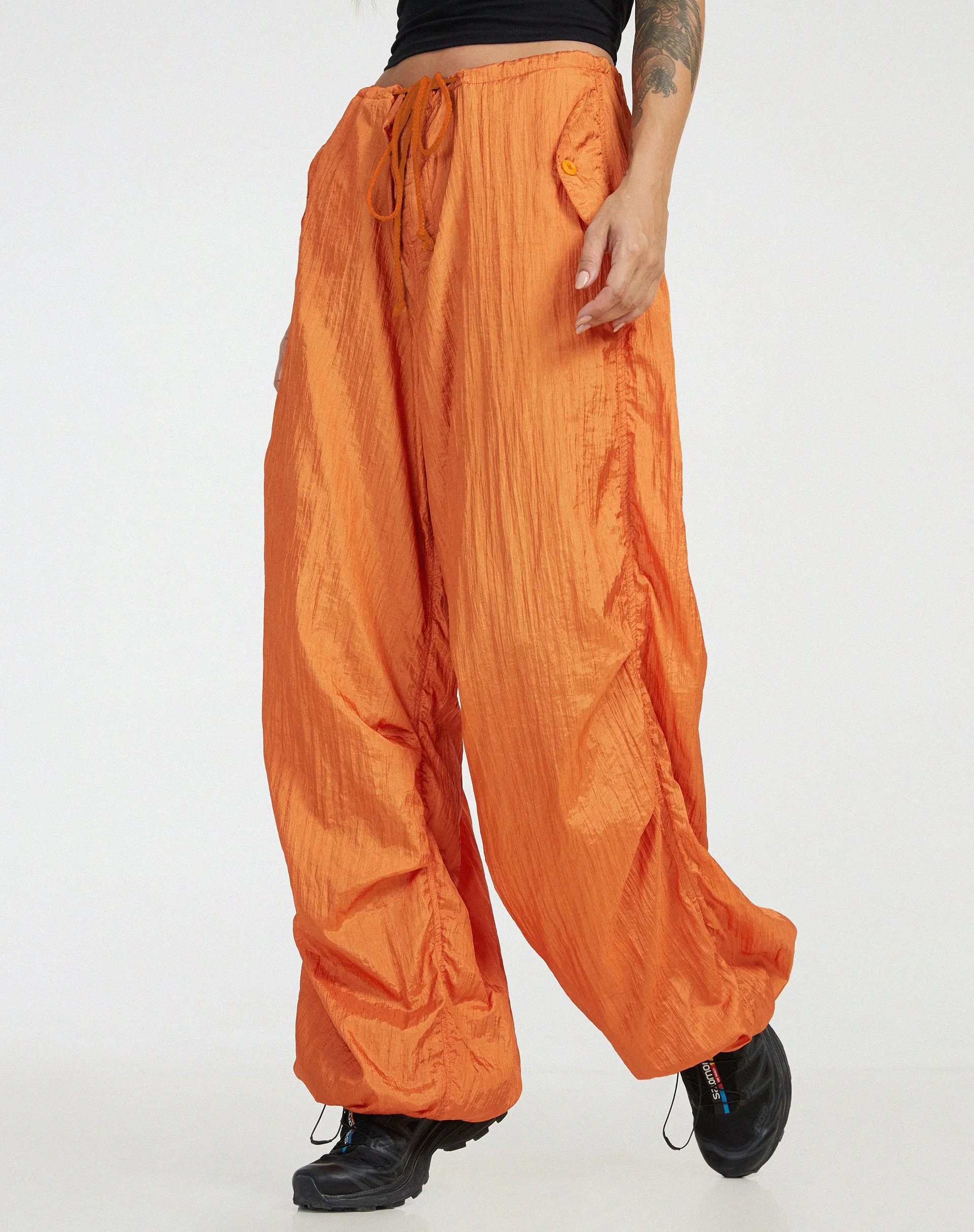 Chute Hose aus Fallschirm Kürbis Orange - Image 2