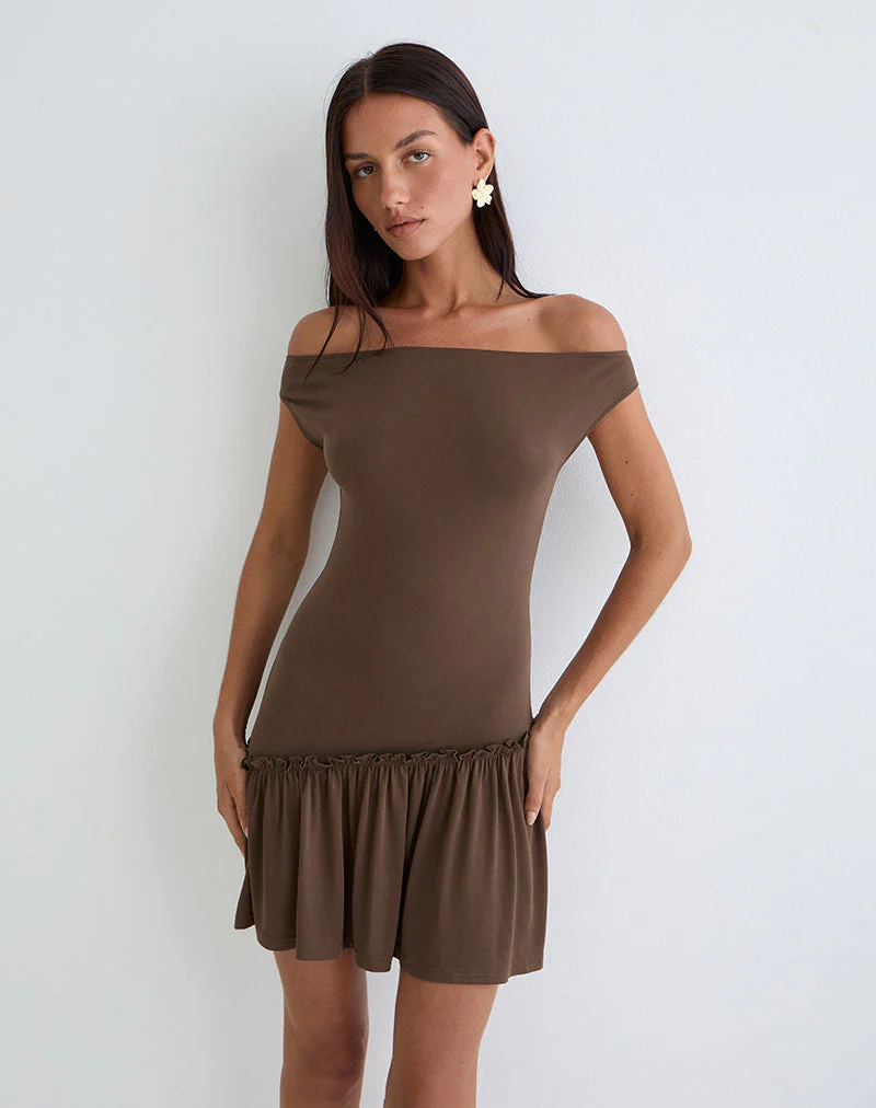Ciro Minikleid in Schokolade - Image 5