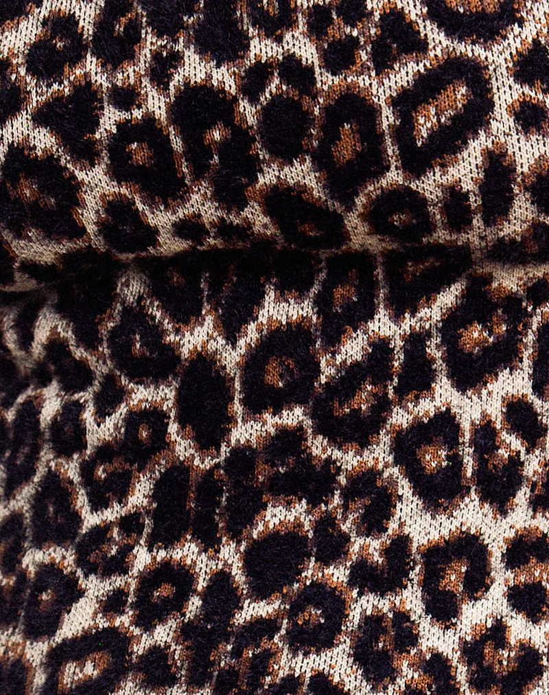 Citara Cami Top in echtem Leopardenbraun - Image 6