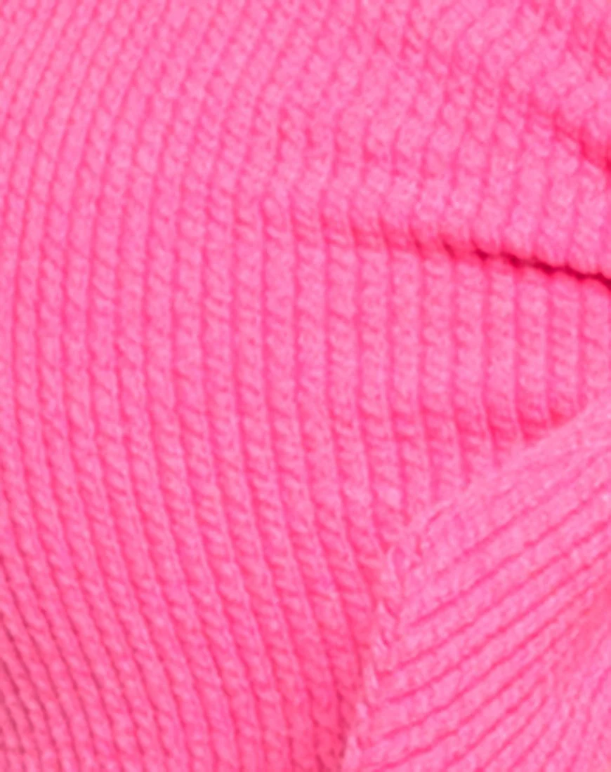 Cleo Bikini-Oberteil in strukturiertem zartem Rosa - Image 5