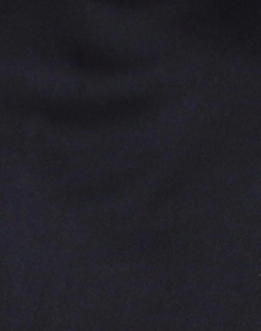 Colaro Slip Dress in Schwarz - Image 5