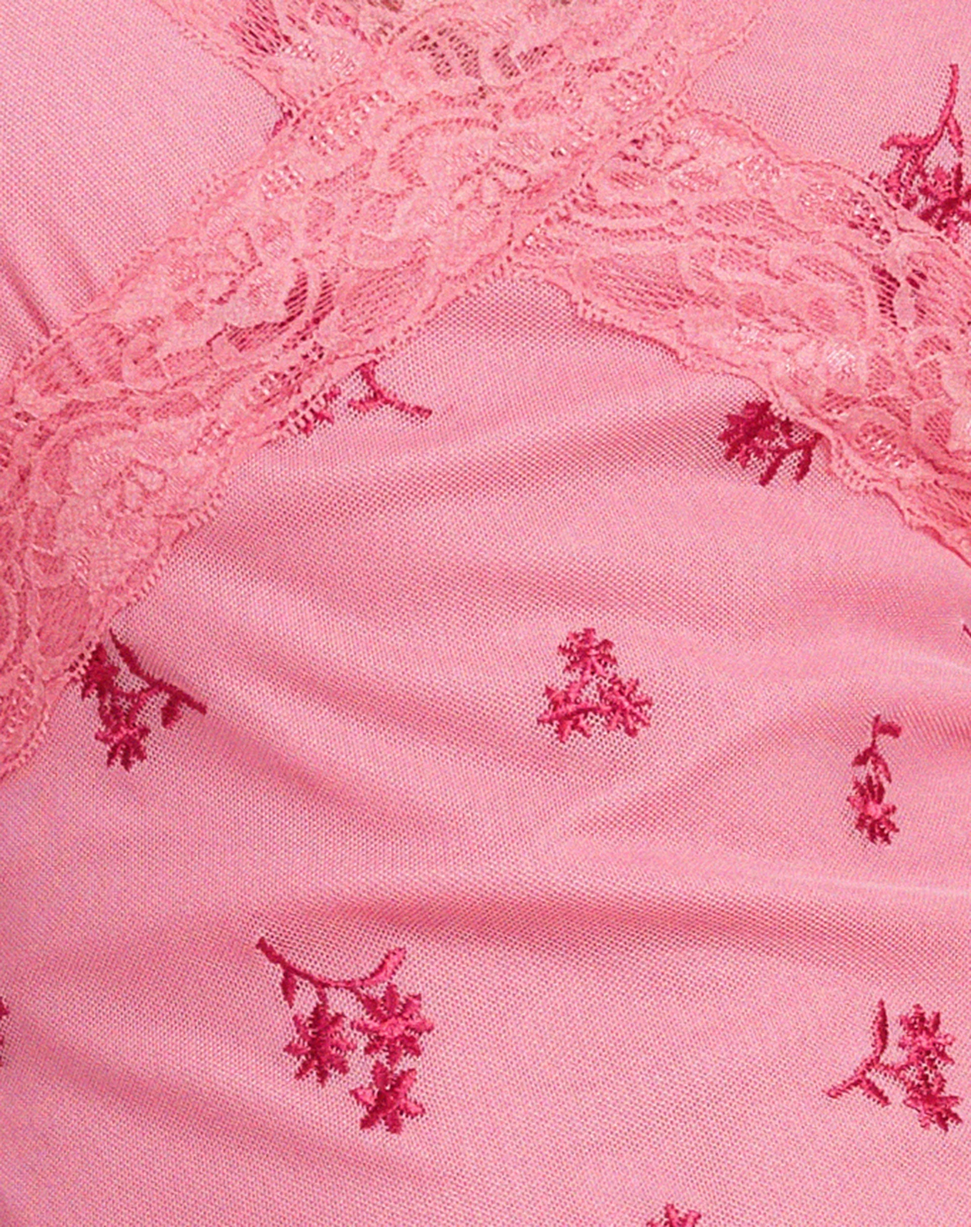 Coline Minikleid in Rosa Ditsy Daisy Embro - Image 5