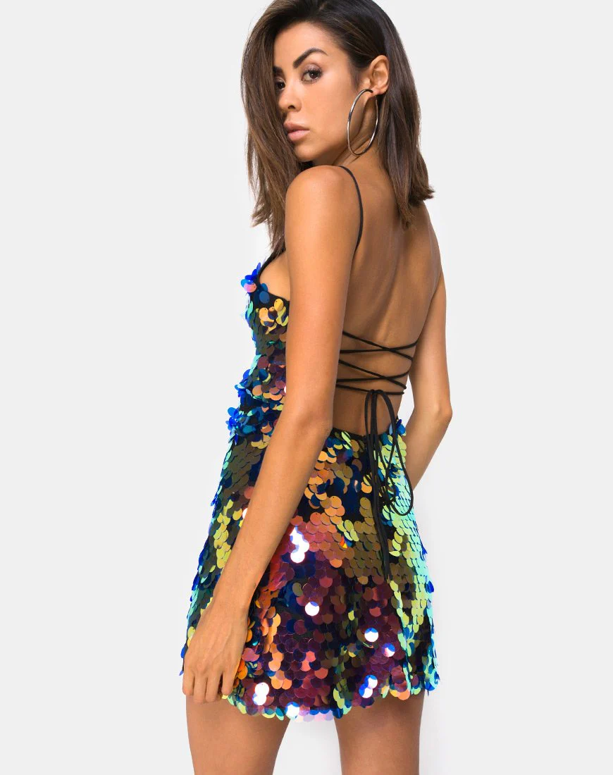 Corzoe Kleid aus Drachenfrucht-Pailletten - Image 2