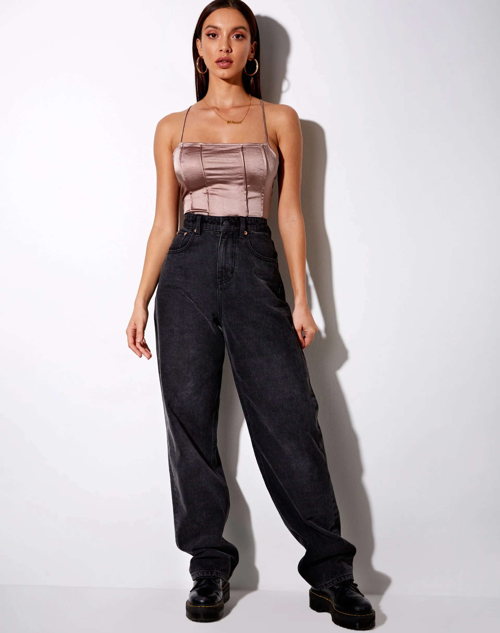 Cosey Top in Satin Champagner - Image 3
