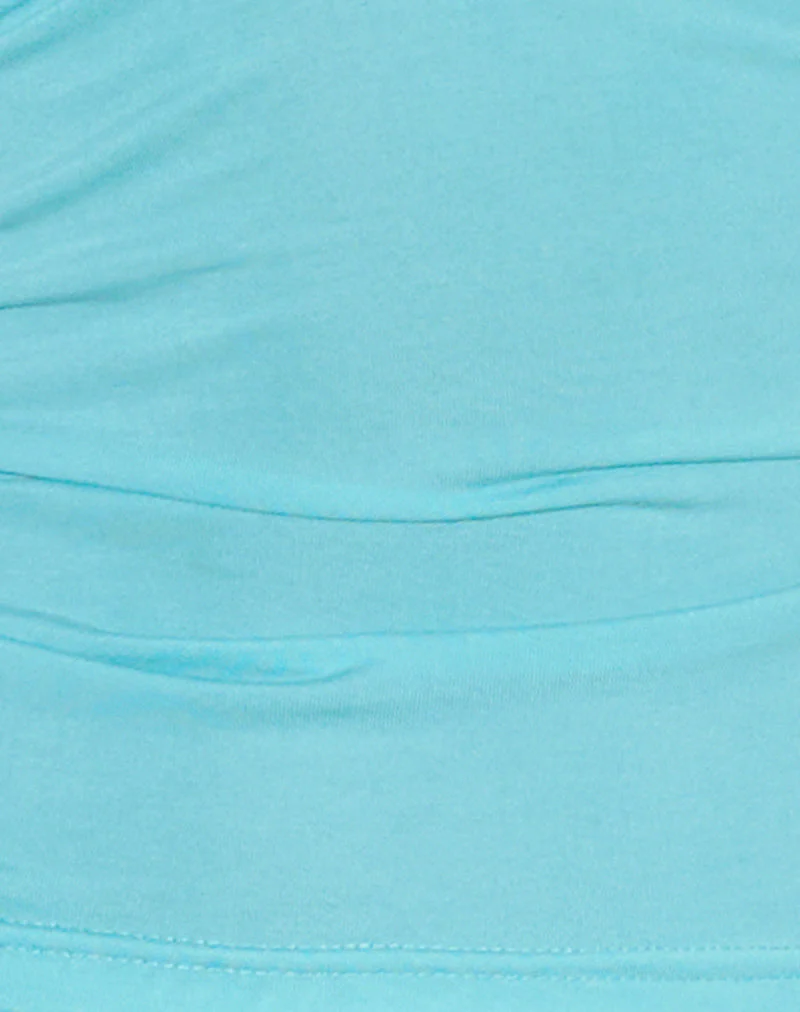 Cosimo Neckholder-Top in Aqua - Image 6