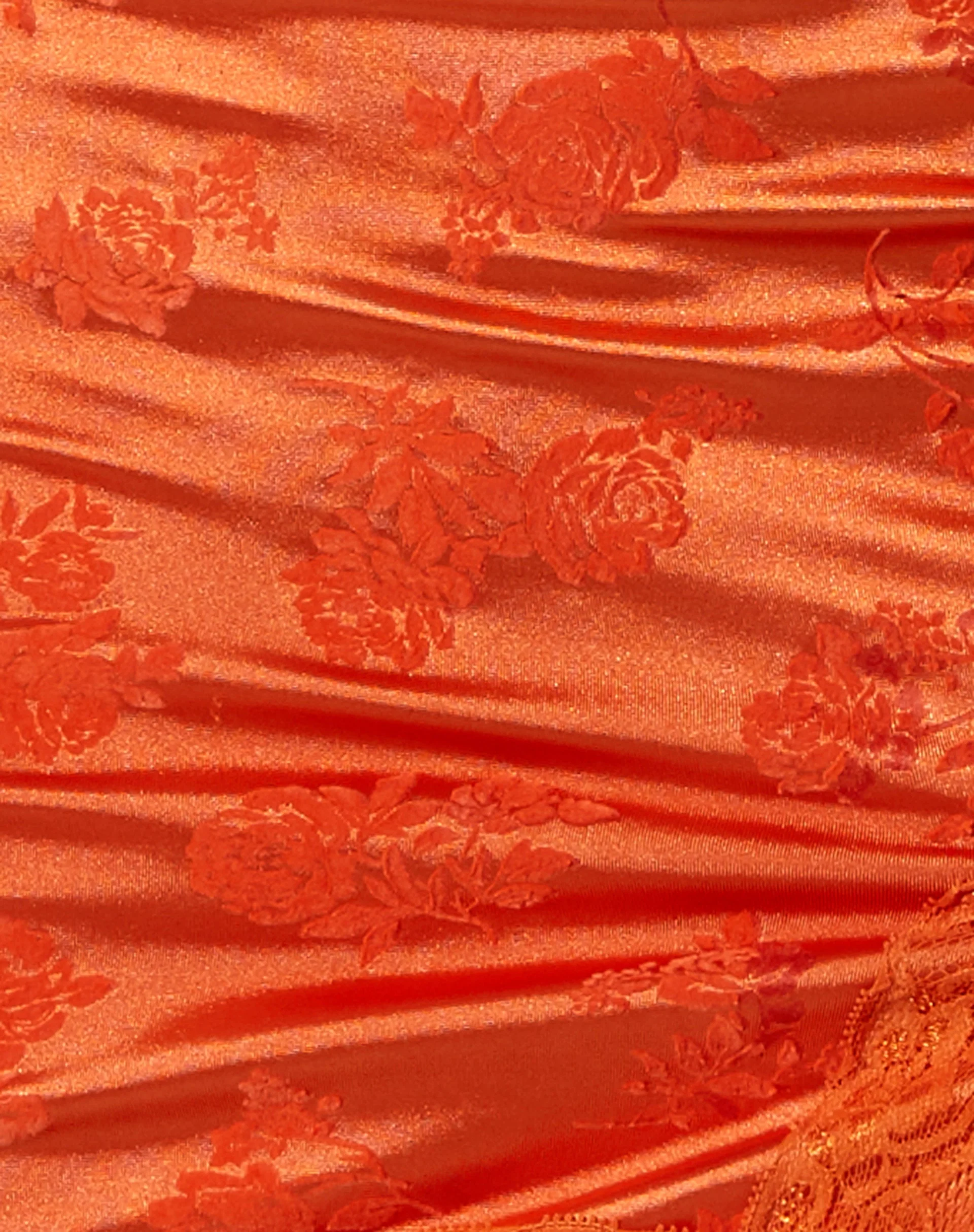 Coti Bodycon Kleid in Rose Flock Tangerine - Image 6