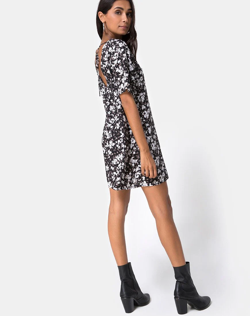 Crosena Swing Kleid in Dark Wild Flower - Image 4