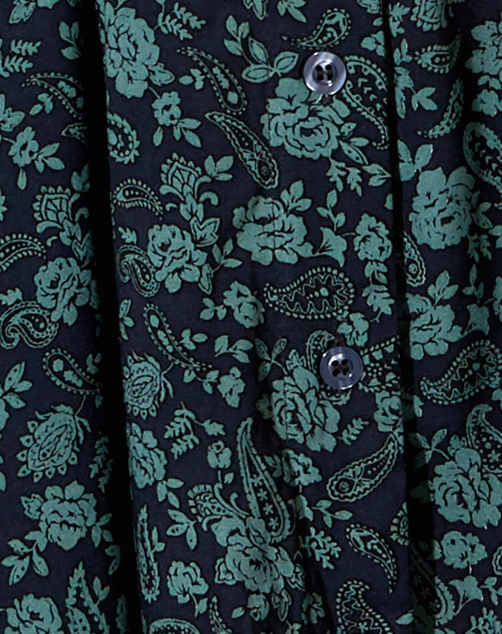 Crosena Kleid in Mono Paisley Sage - Image 5