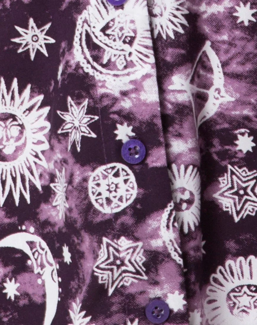 Crosena Swing Kleid in Lila Zodiac - Image 5