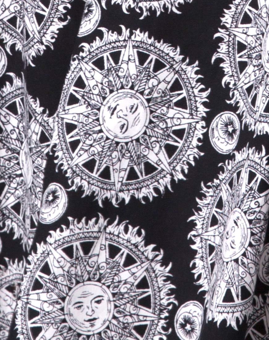Crosena Kleid in Sonnenuhr Schwarz - Image 5