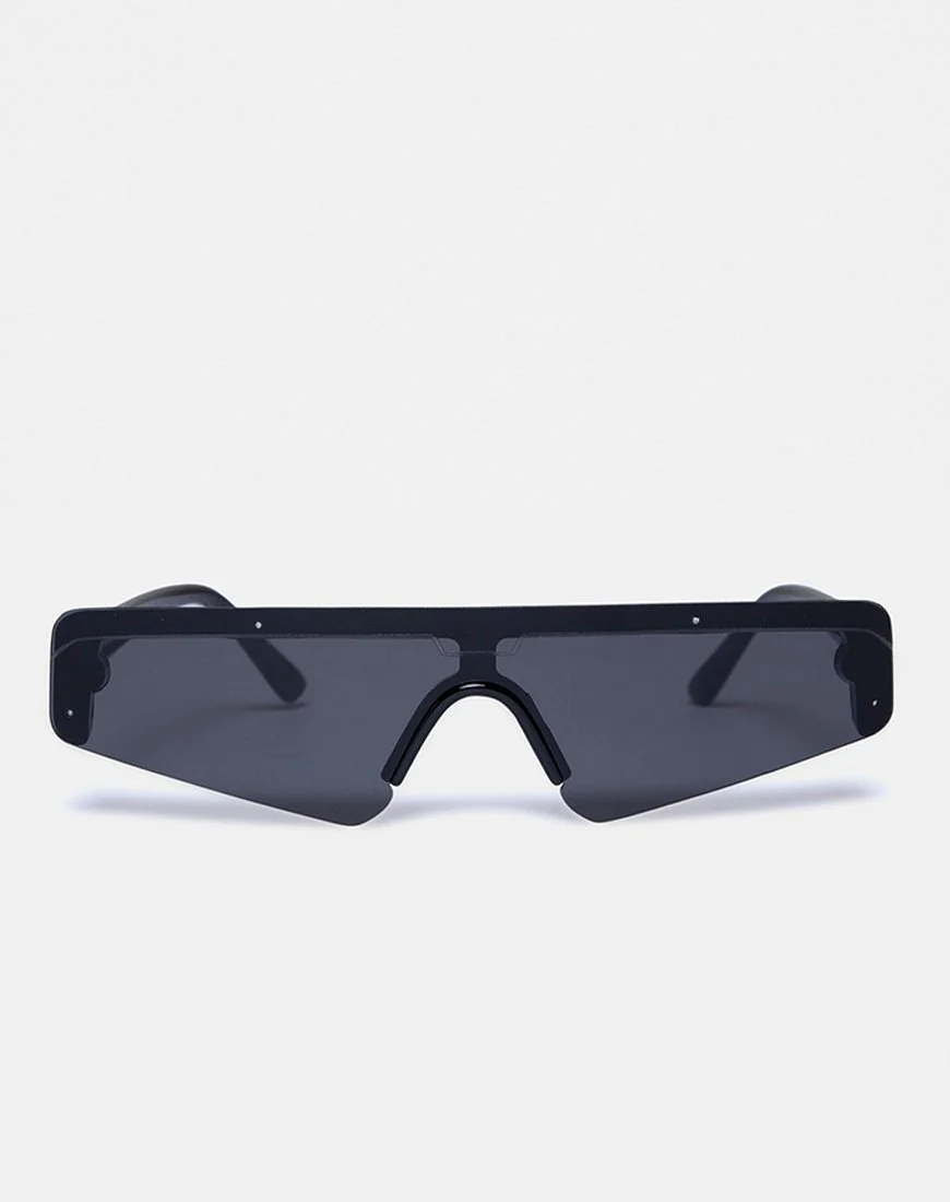 Cyber-Sonnenbrille in Schwarz - Image 2