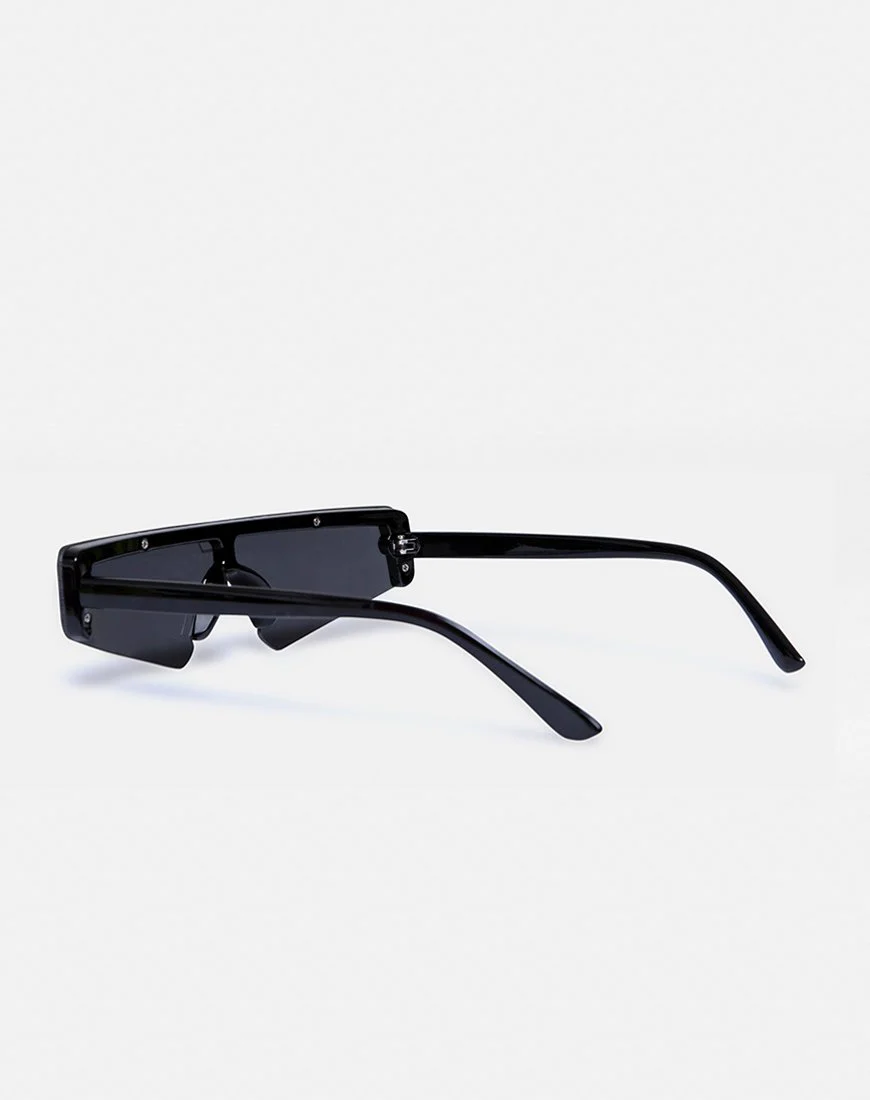 Cyber-Sonnenbrille in Schwarz - Image 3
