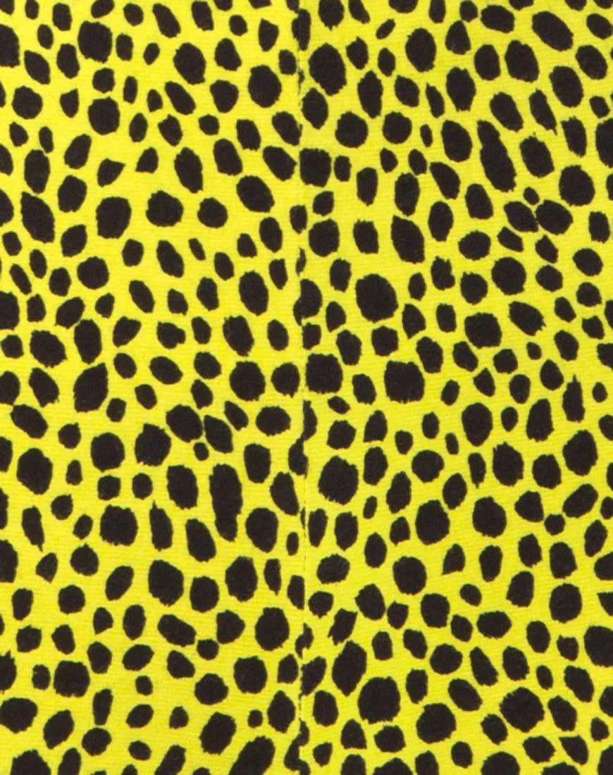 Cycle Short in Wild Cat Yellow X Princess Polly - Image 6