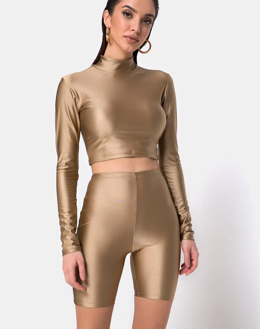 Radlerhose aus Nylon Gold