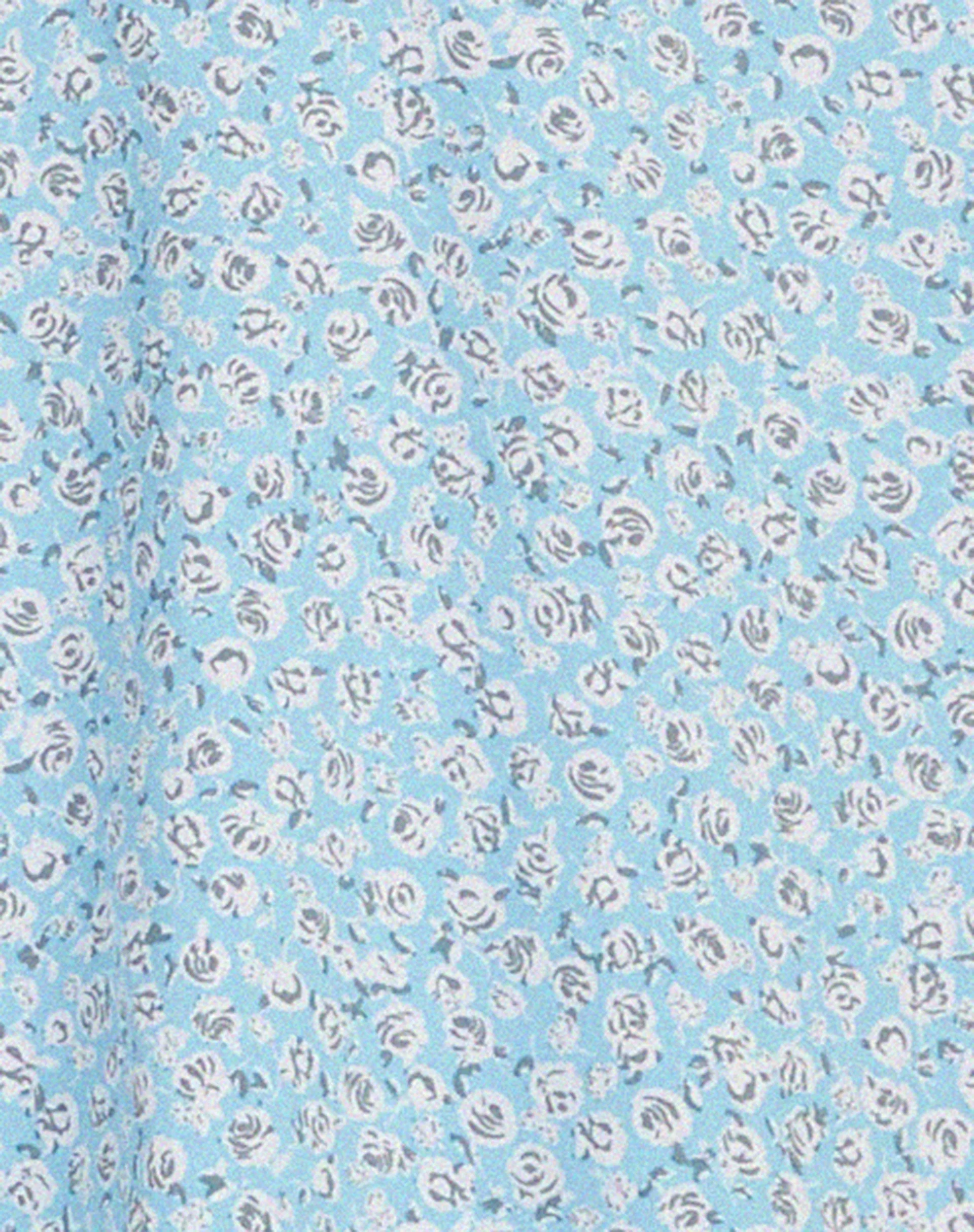 Cypress Midikleid in Ditsy Rose Blau - Image 5