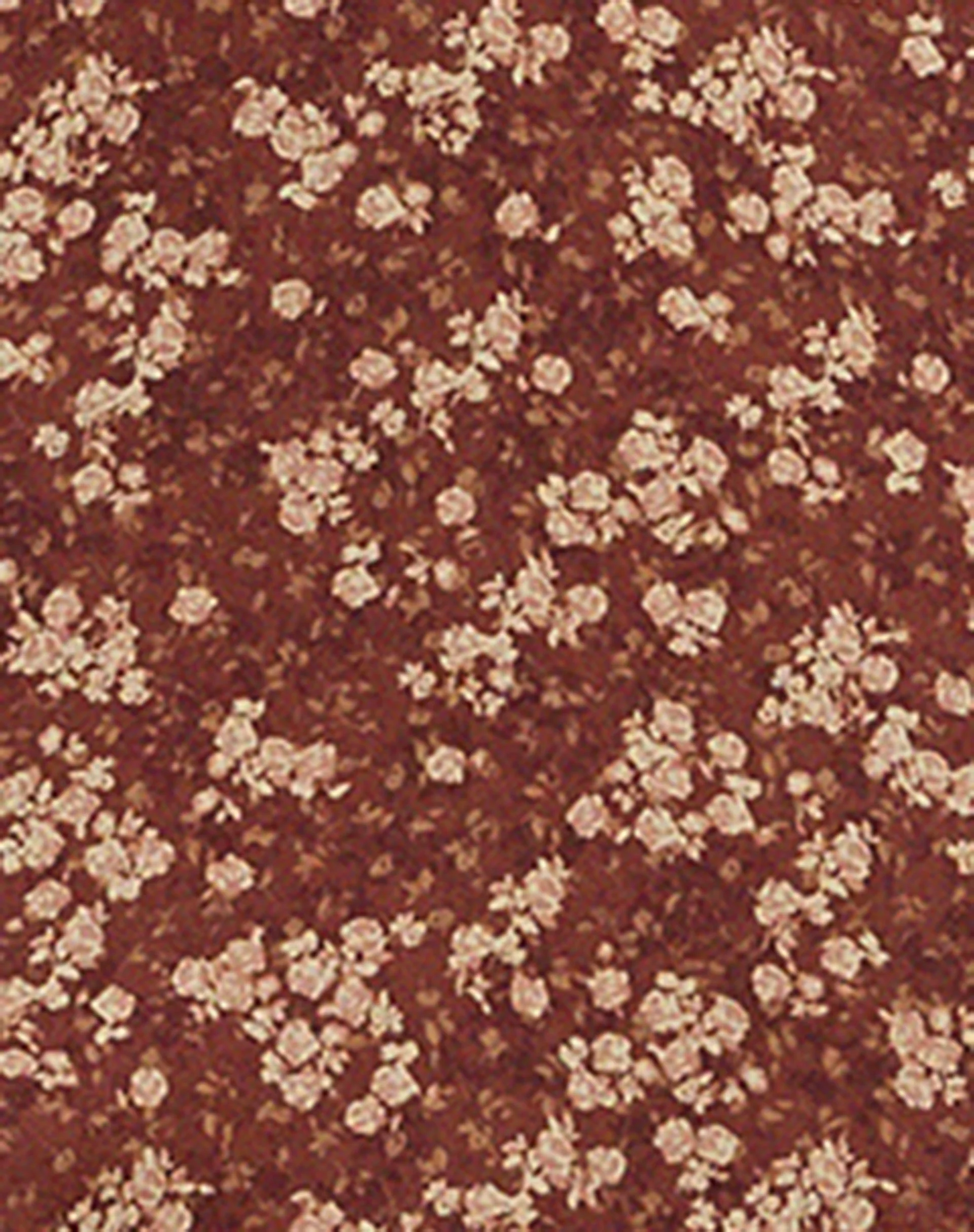 Cypress Maxikleid in erdig-blumigem Braun - Image 5