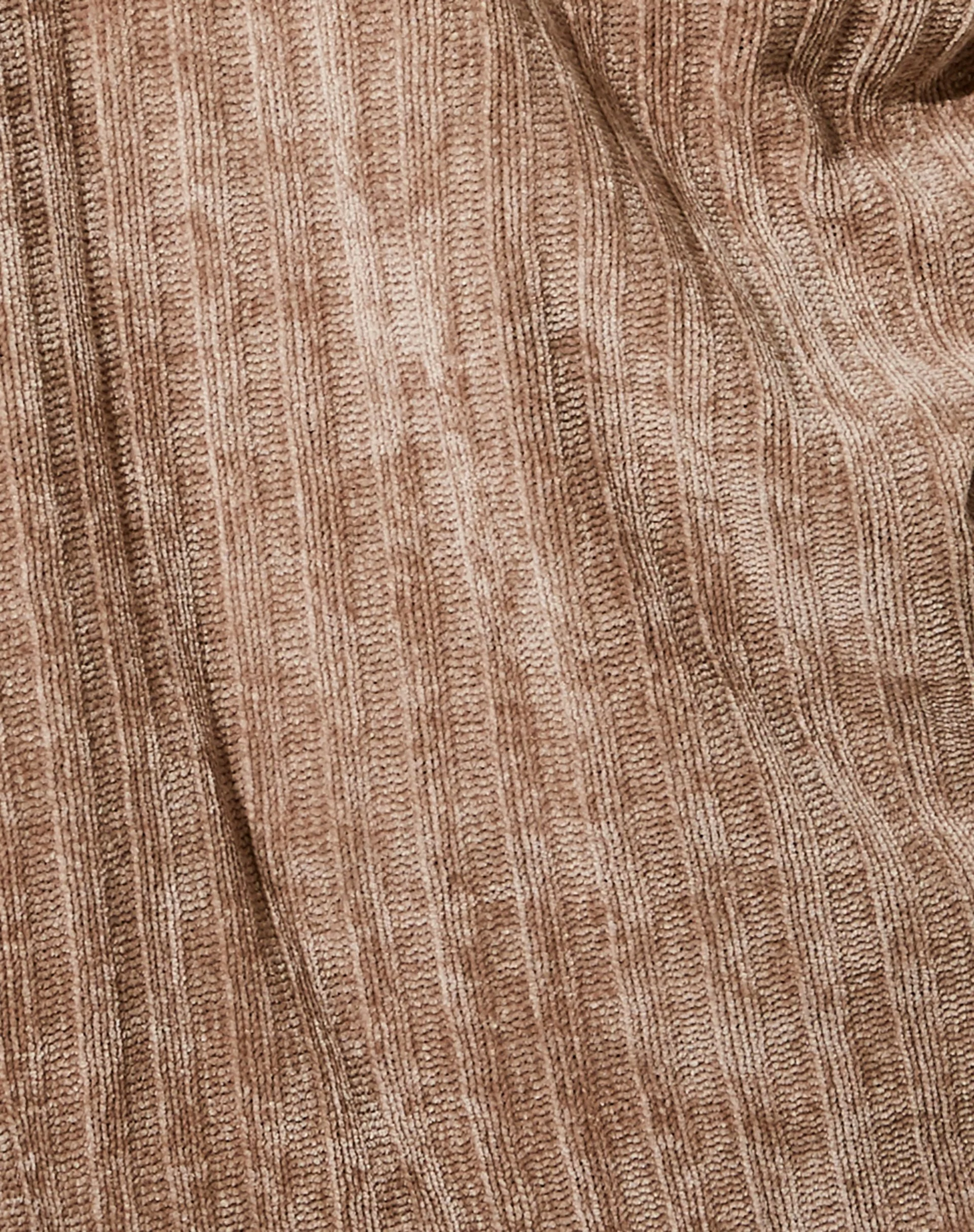 Papa-Pullover aus Chenille Taupe - Image 5