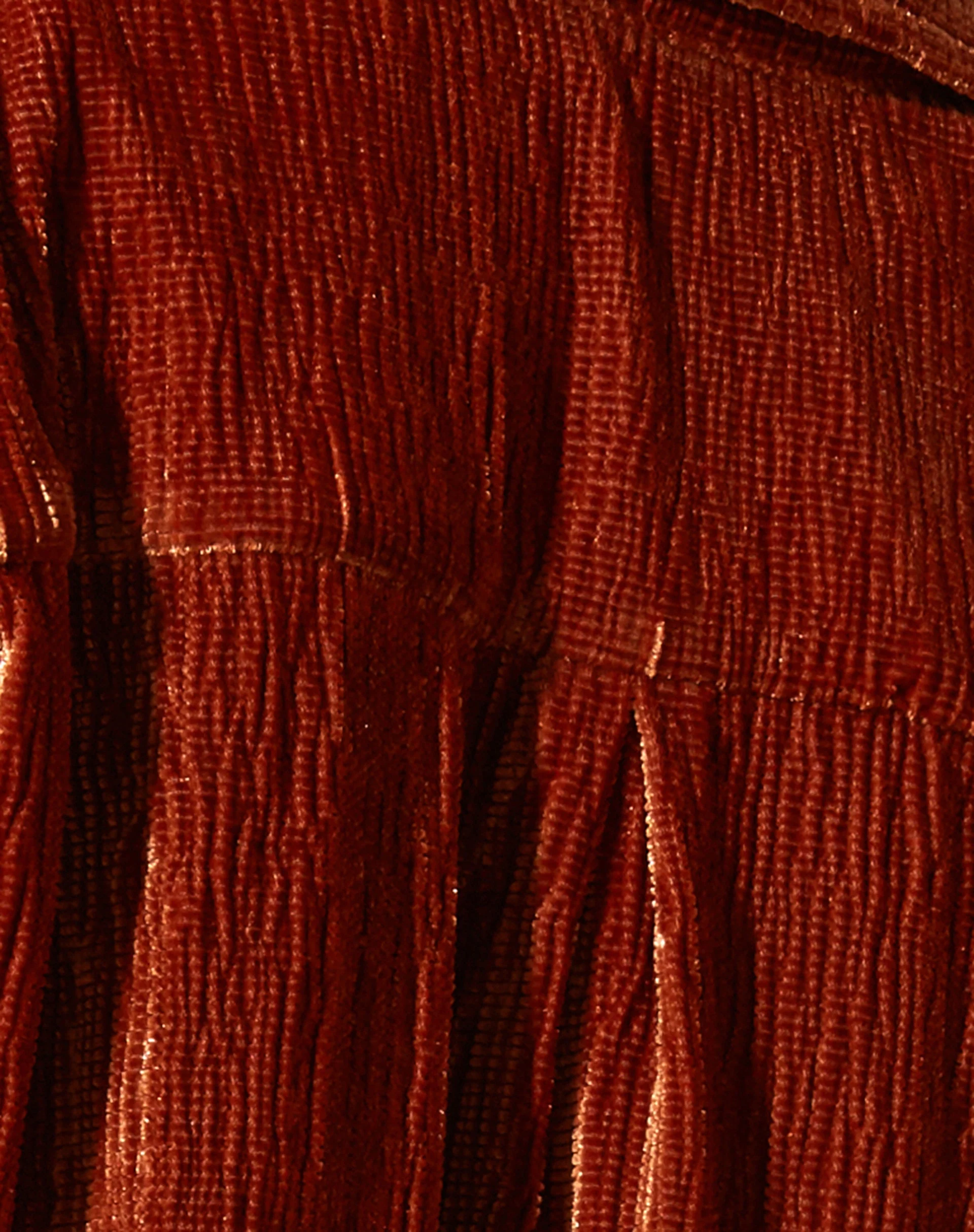 Dael Hemd in Übergröße aus Samt Rost - Image 6