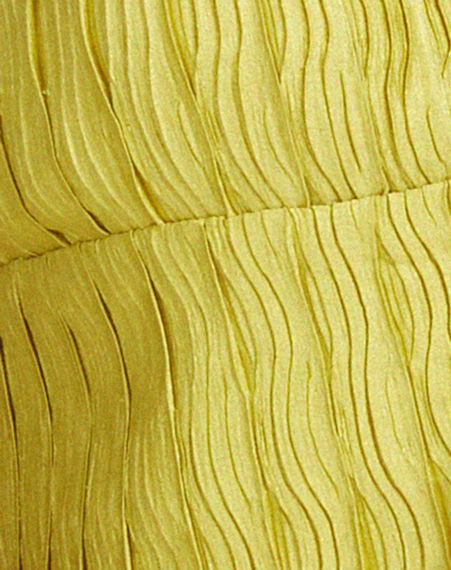 Dama Crop Top in Crinkle Gold - Image 7