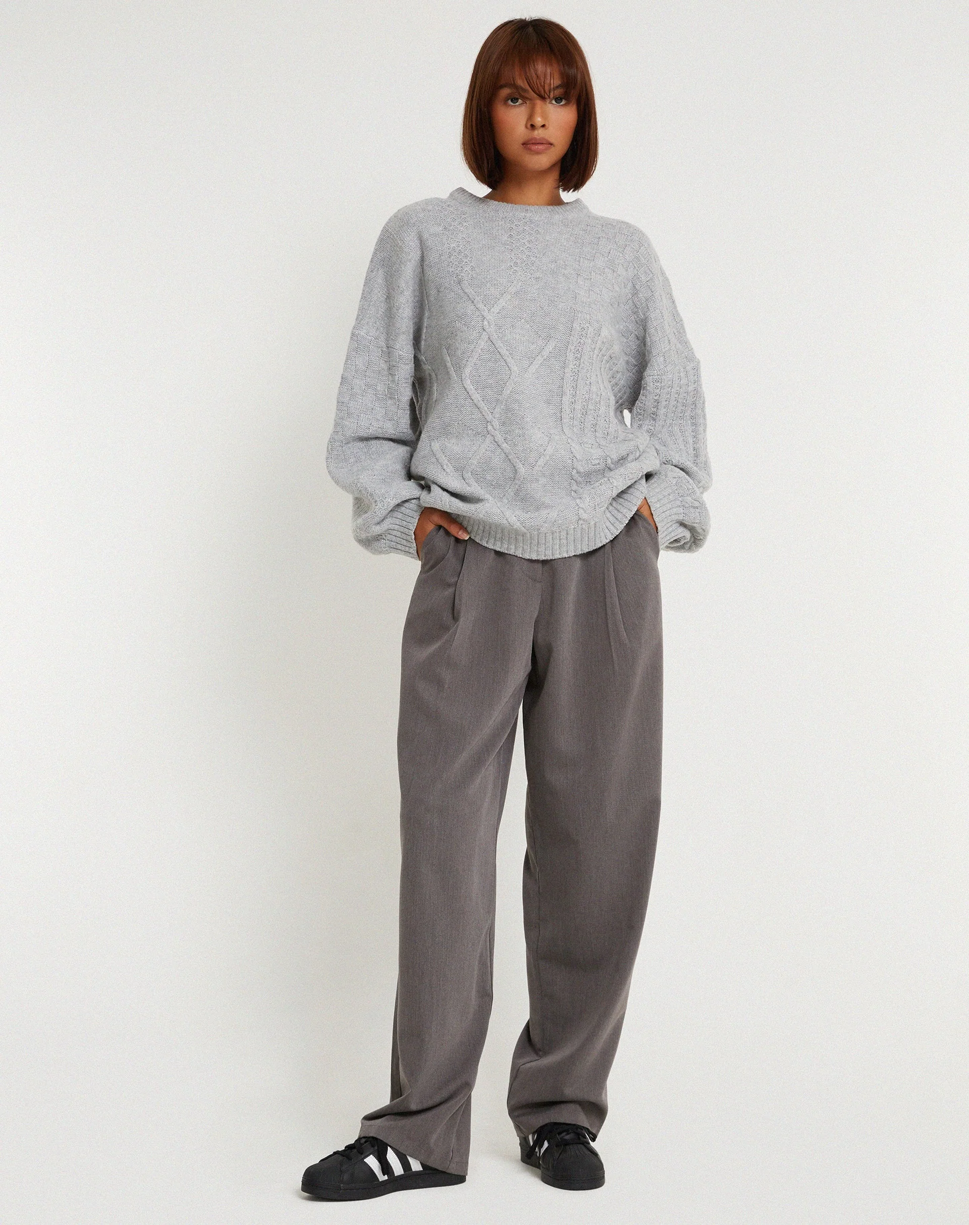 Danar Pullover in Hellgrau - Image 3