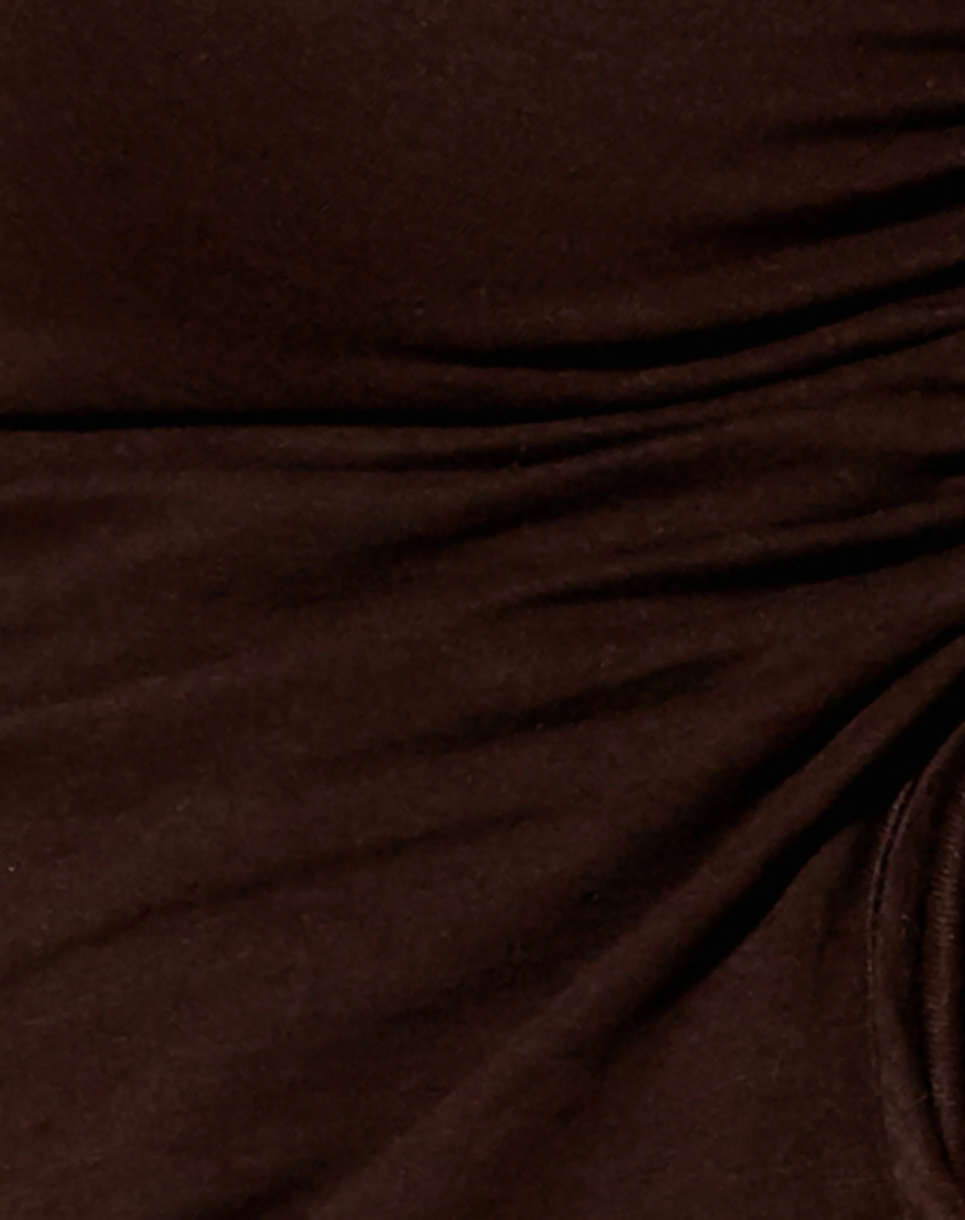 Dapa Crop Top aus Lycra Bitterschokolade - Image 5