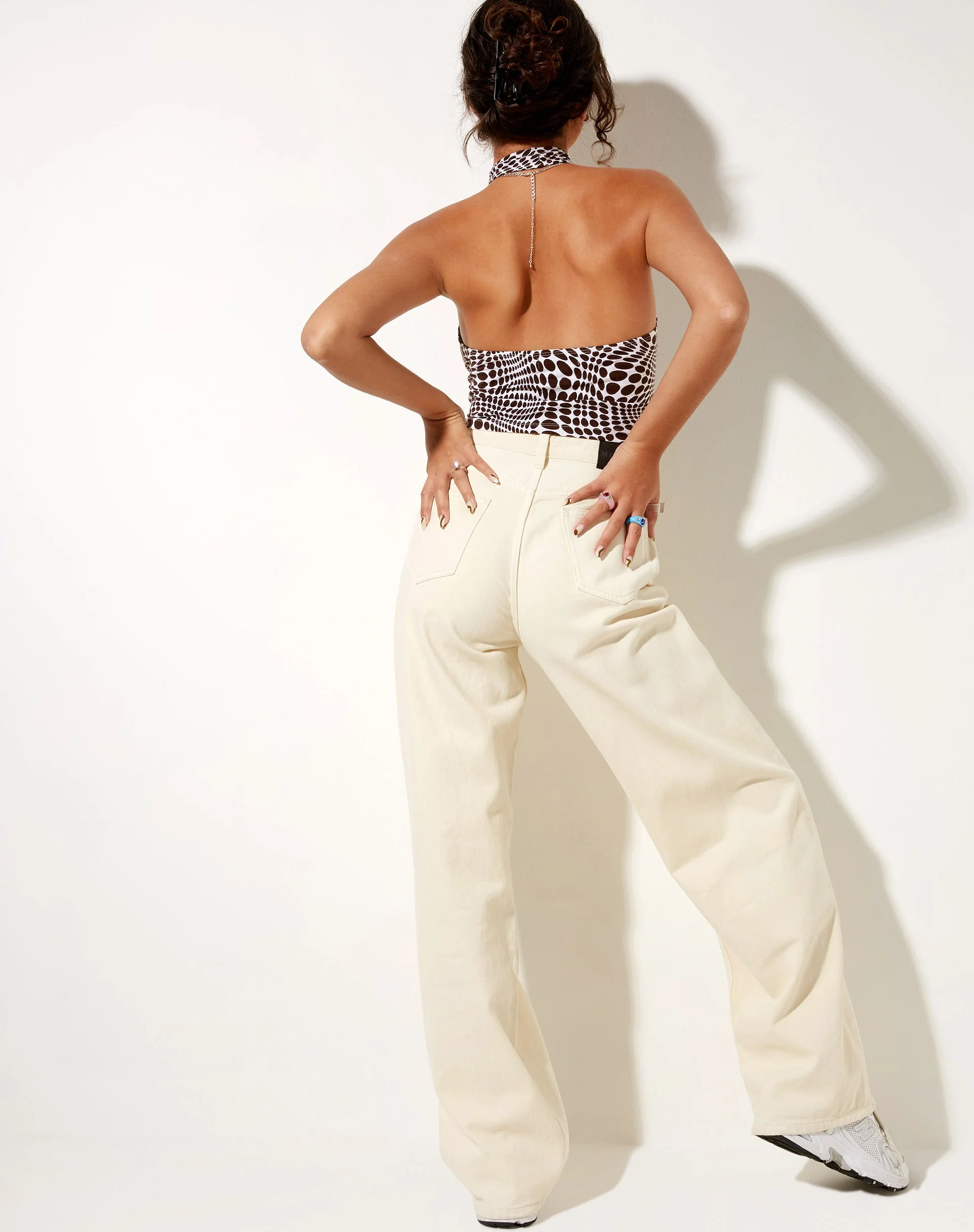 Dapa Crop Top in Polka-Optik - Image 4