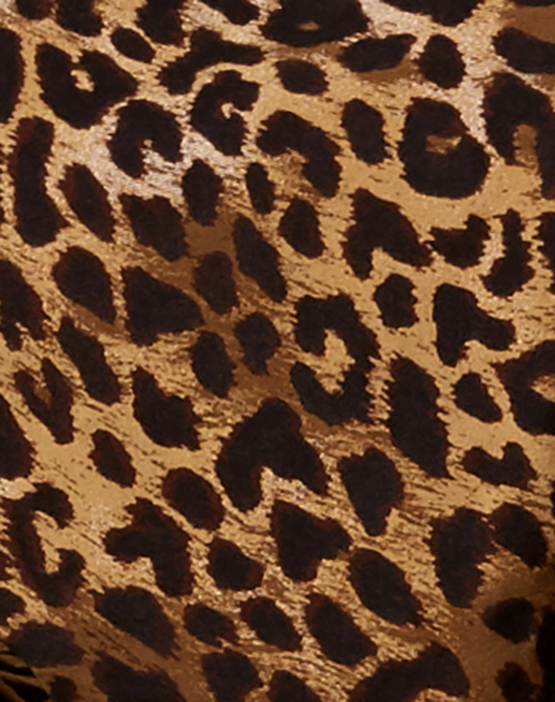 Datista Slip Dress in Nacht Leopard Braun - Image 4