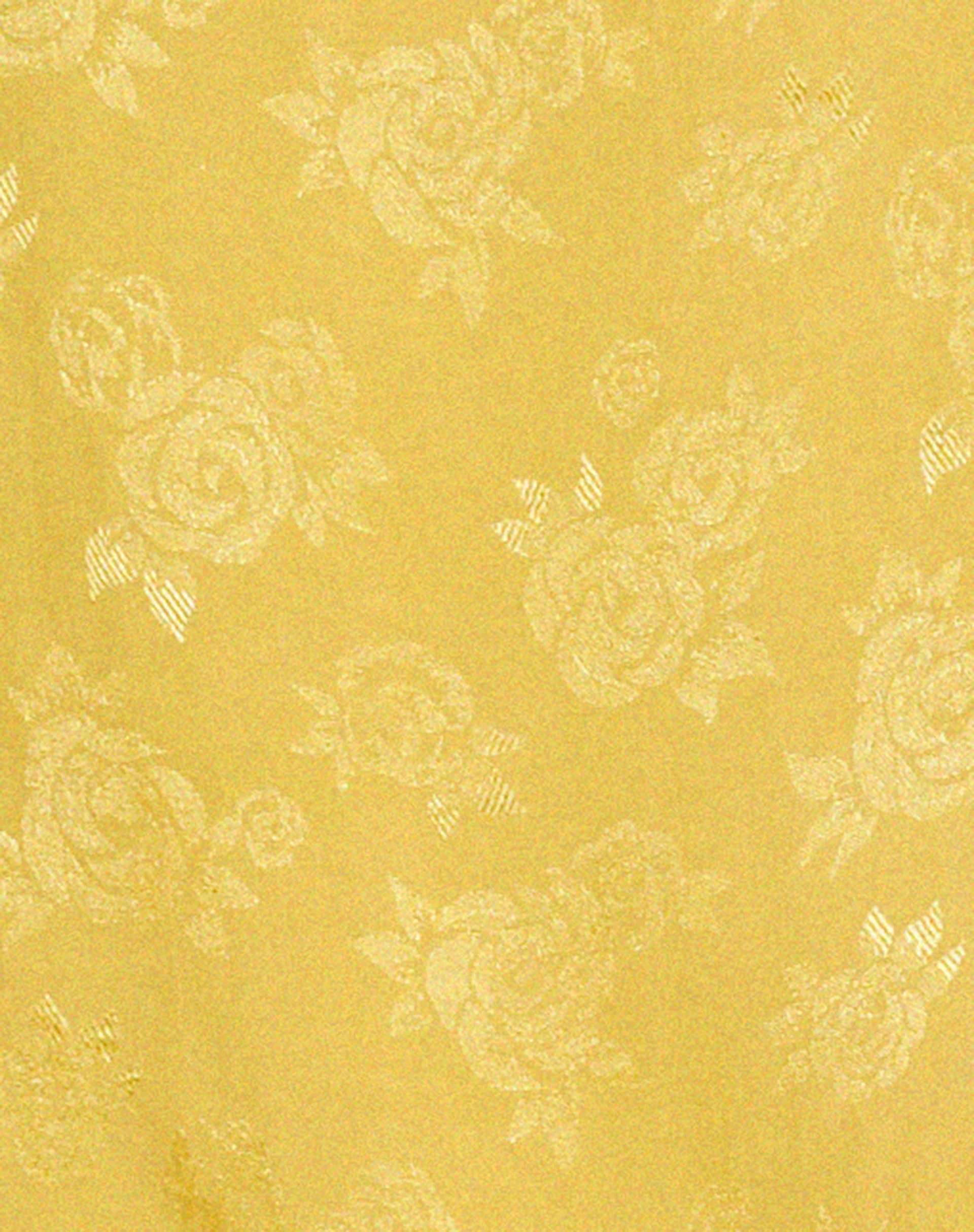 Datista Minikleid aus Satin Rose Sunshine Gelb - Image 4