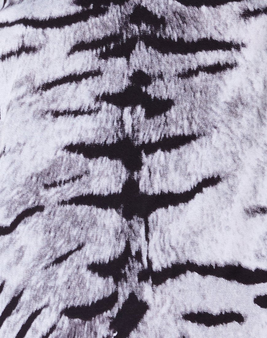 Datista Slip Dress in Tiger Full Silver Platzierung - Image 5