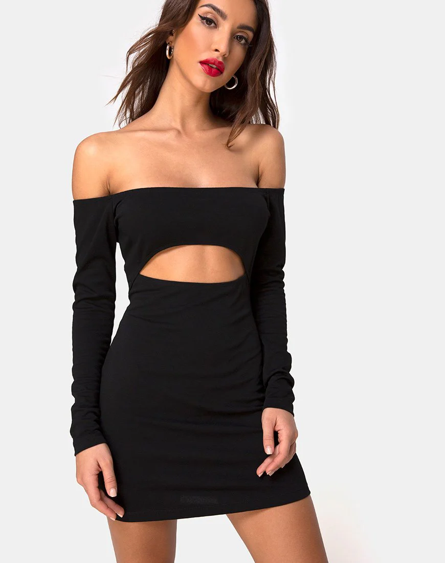 Derah Kleid in Schwarz