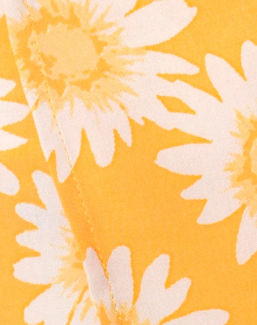 Derla Wickelrock in Sunkissed Floral Gelb - Image 5