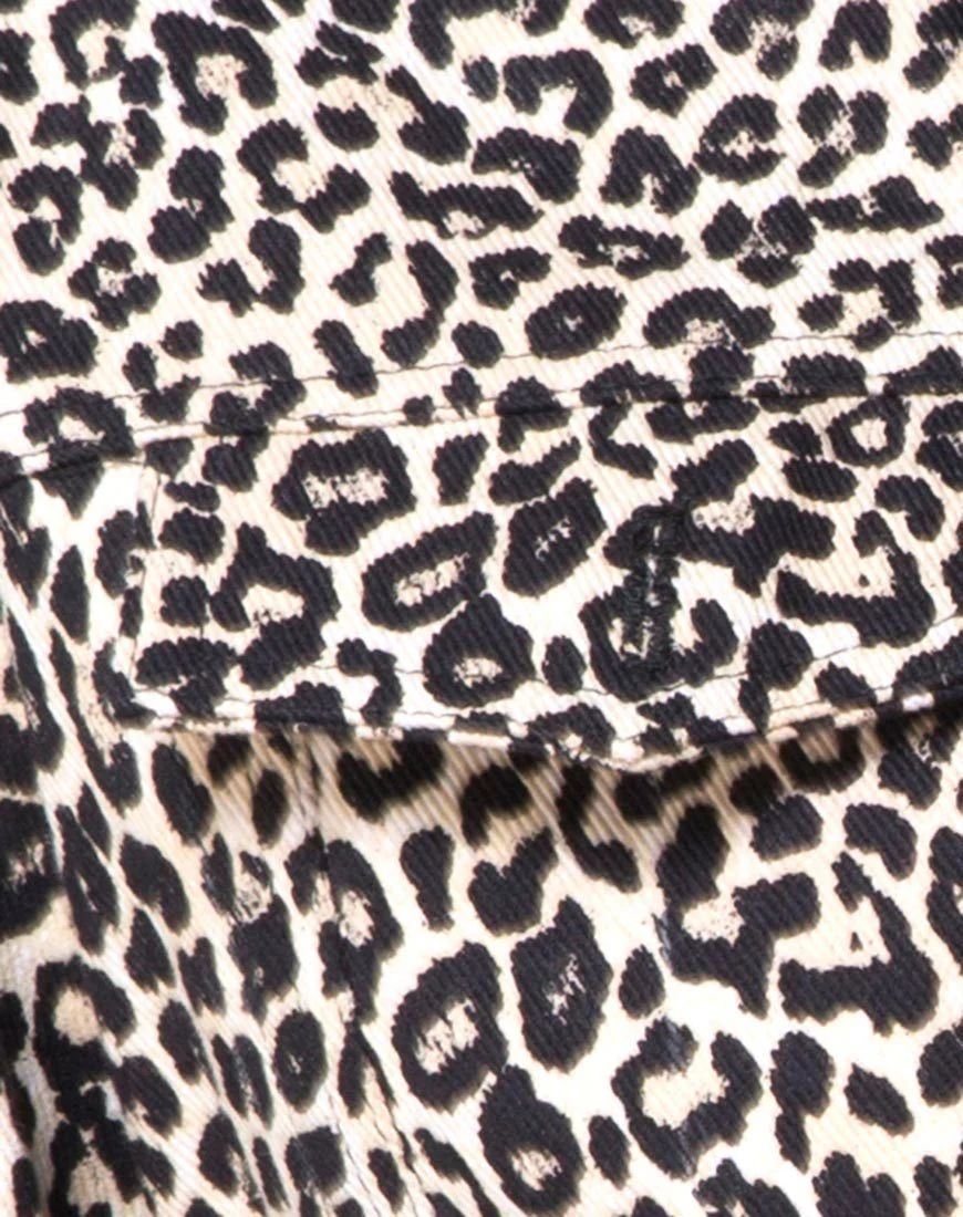 Derow Jacke in Rar Leopard - Image 6