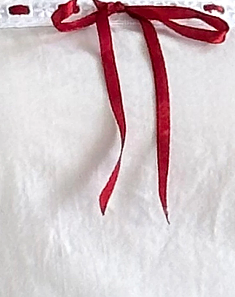 Dhilla Minikleid aus weißer Popeline - Image 6