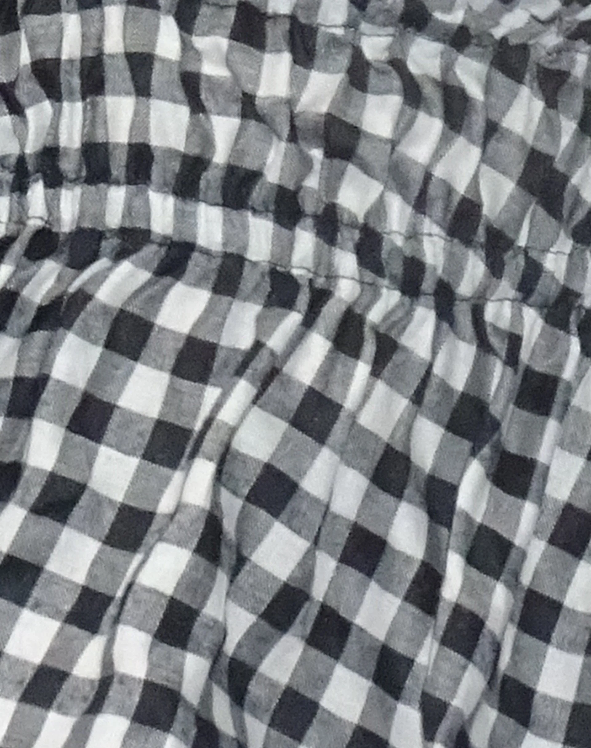 Dilara Cami Top in Schwarz und Weiß Gingham - Image 6
