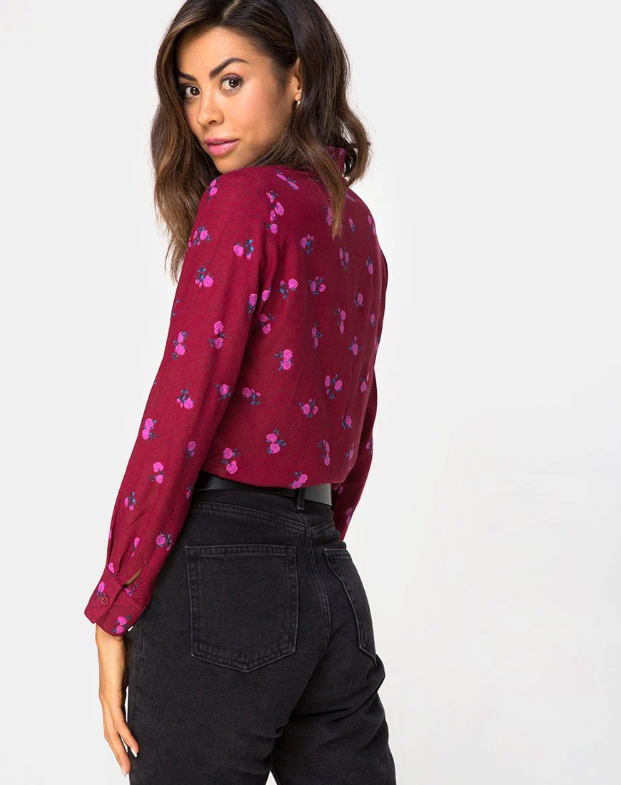 Dimaris Hemd in Magenta-Rose-Rosa - Image 2