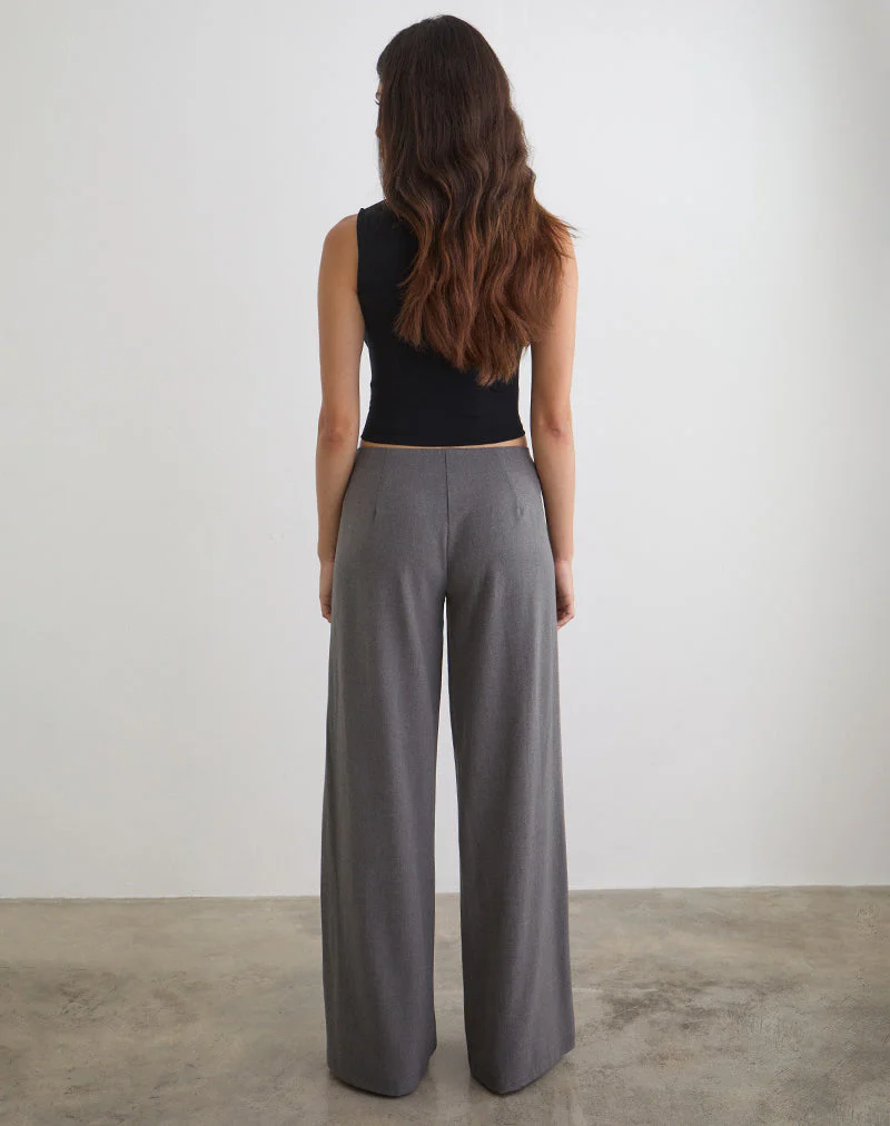 Diomira Hose in Grau mit Krawatte - Image 4