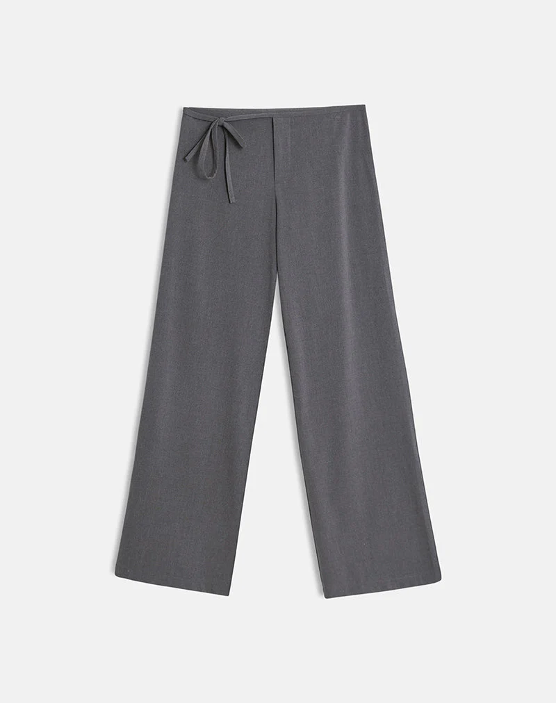 Diomira Hose in Grau mit Krawatte - Image 5