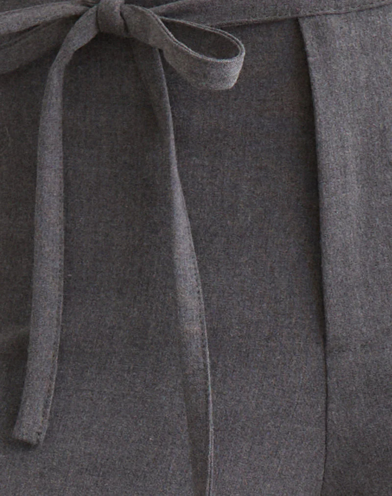 Diomira Hose in Grau mit Krawatte - Image 6